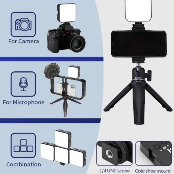JMARY FM-69RGB Portable Mini RGB Video Light Camera Light Photography Lighting Lamp - Image 6