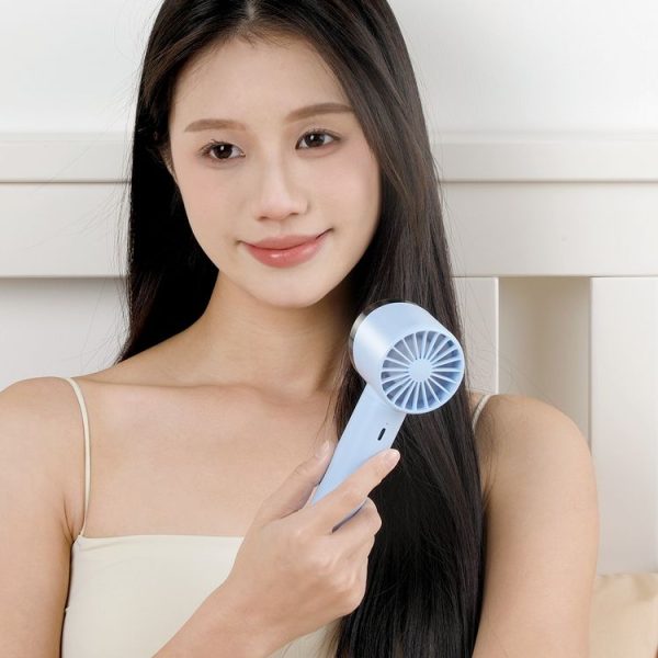 WX-625 Cold Compress Function Portable Mini Summer Fan Handheld Cooling Fan (Baby Blue) - Image 3