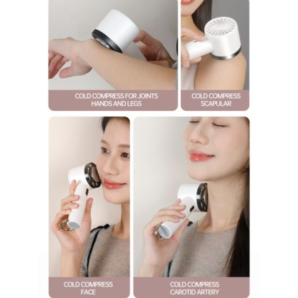 WX-625 Cold Compress Function Portable Mini Summer Fan Handheld Cooling Fan (Baby Blue) - Image 6