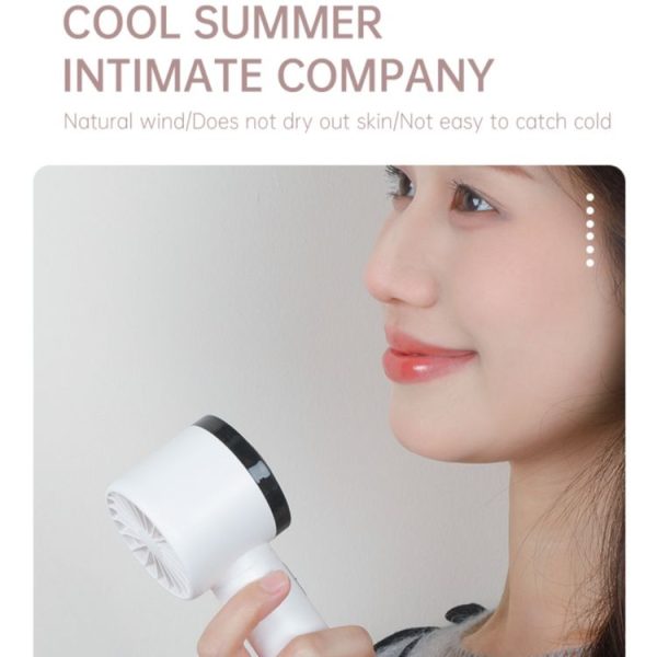 WX-625 Cold Compress Function Portable Mini Summer Fan Handheld Cooling Fan (Baby Blue) - Image 8