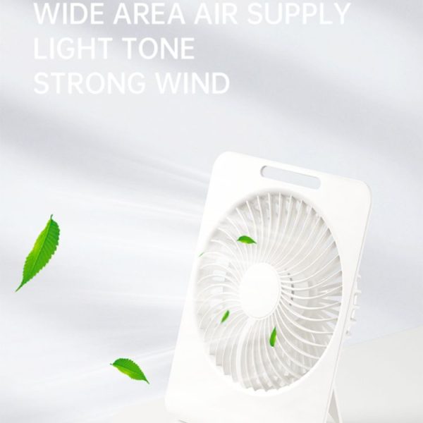 AR-13 Home Office Hanging Fan Summer Cooler Silent Operation Desktop Fan (Yellow) - Image 3