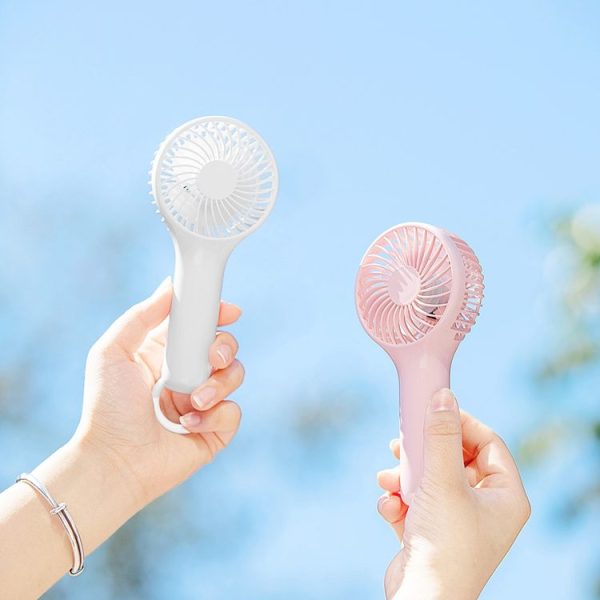 S13 Portable Summer Cooling Fan Hanging Buckle Mini 3 Wind Speed Handheld Fan (Baby Blue) - Image 3