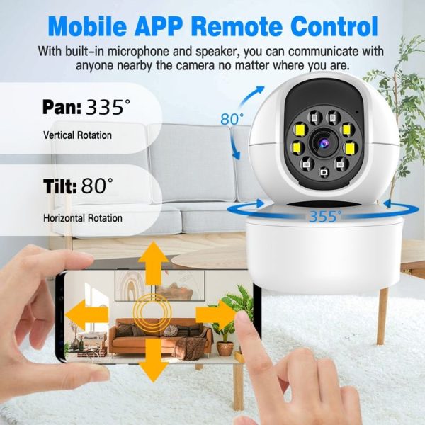 IK500 Intelligent HD Surveillance WiFi Camera Support Infrared Night Vision / Two-way Voice Intercom - Image 3