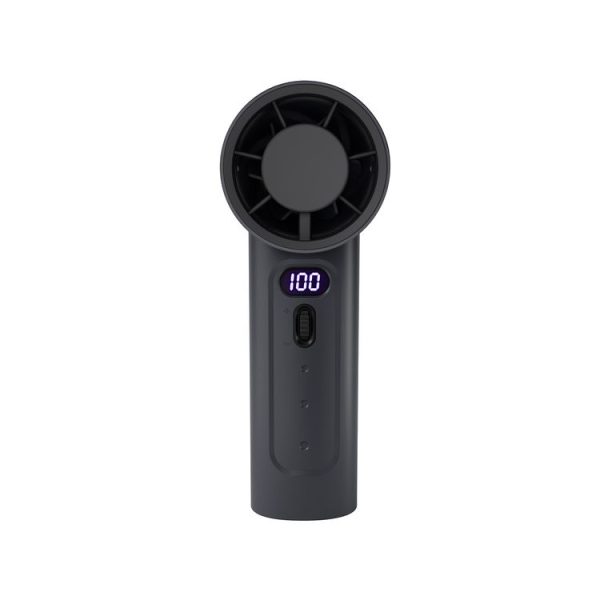 FC1 100 Wind Speed Levels Summer Cooler Desktop Fan Turbine Handheld Fan (Black)