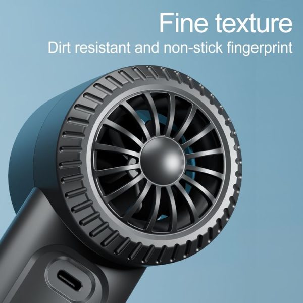 FC1 100 Wind Speed Levels Summer Cooler Desktop Fan Turbine Handheld Fan (Black) - Image 9