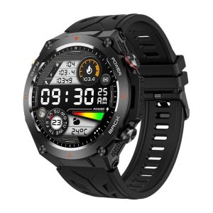 KC82 1.45 inch Color Screen Smart Watch, Support Bluetooth Call / Health Monitoring (Black)