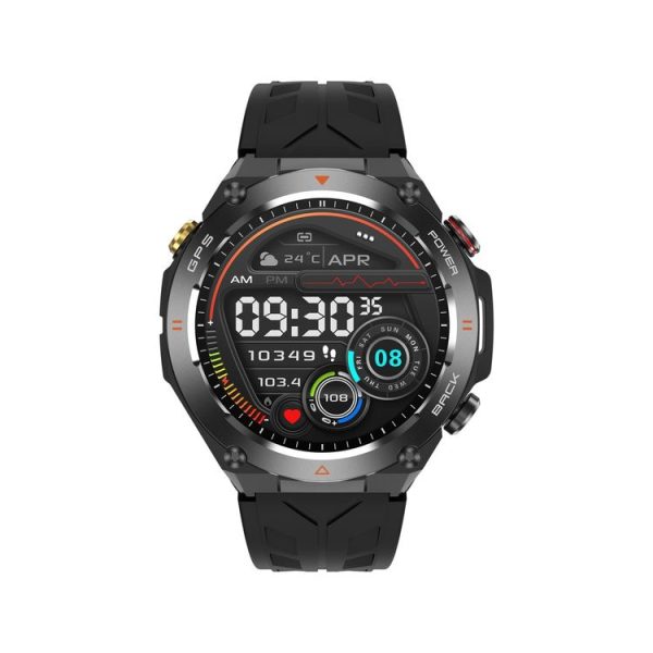 KC82 1.45 inch Color Screen Smart Watch, Support Bluetooth Call / Health Monitoring (Black) - Image 3