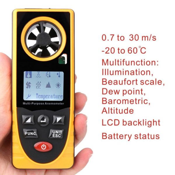 GM8910 Multi-purpose Anemometer - Image 6