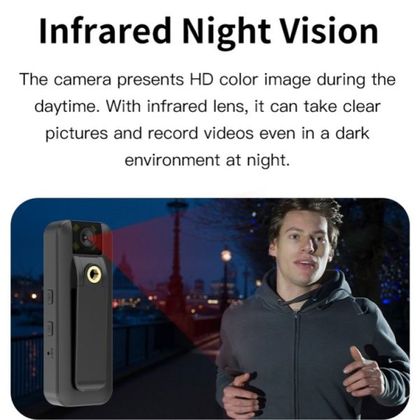 L15WIFI HD Infrared Night Vision Outdoor Sports Video Recording Camera DV Rotatable Lens - Image 5
