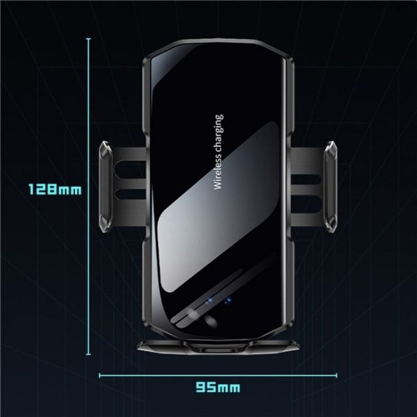 SD10 Wireless Charging Car Air Vent Car Mount Smart Sensor Phone Holder Charger - Image 7