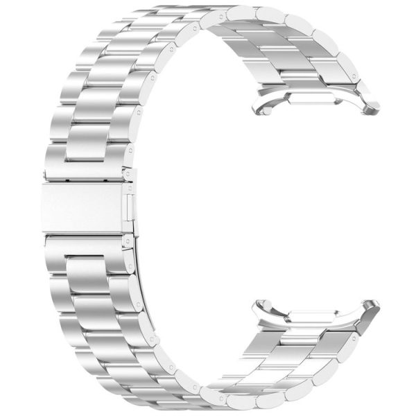 Samsung Galaxy Watch Ultra 47mm Three Beads Stainless Steel Metal Watch Band (Silver) - Image 3