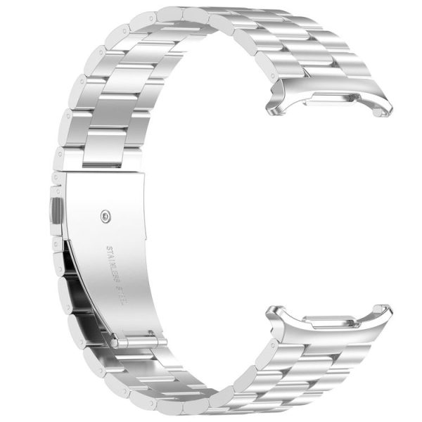 Samsung Galaxy Watch Ultra 47mm Three Beads Stainless Steel Metal Watch Band (Silver) - Image 4