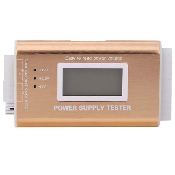 YNS-05 Desktop Computer Power Testing Tool Aluminum Alloy LCD Display ATX Power Tester - Image 2