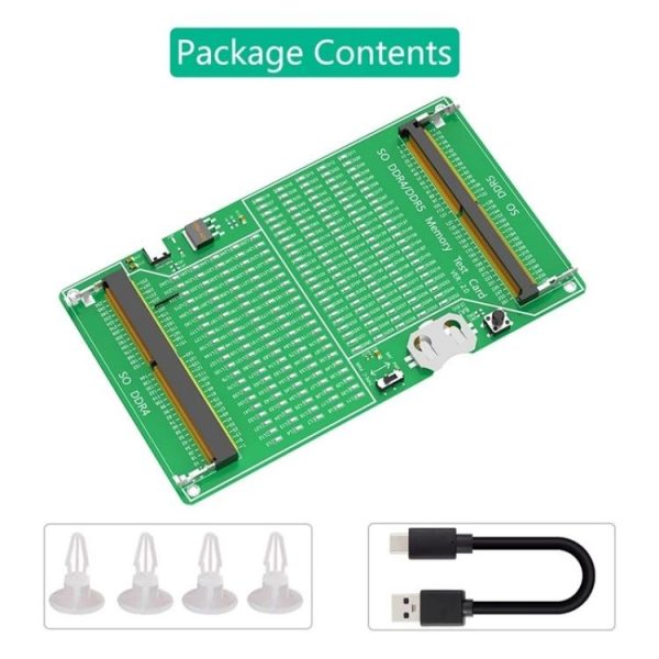 YNS-03 DDR4 / DDR5 2-in-1 Memory Tester Memory Test Card Notebook Memory Stick Tester - Image 6