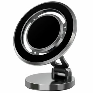 G168 Rotatable Cellphone Stand Car Dashboard Windshield Magnetic Phone Holder (Grey)