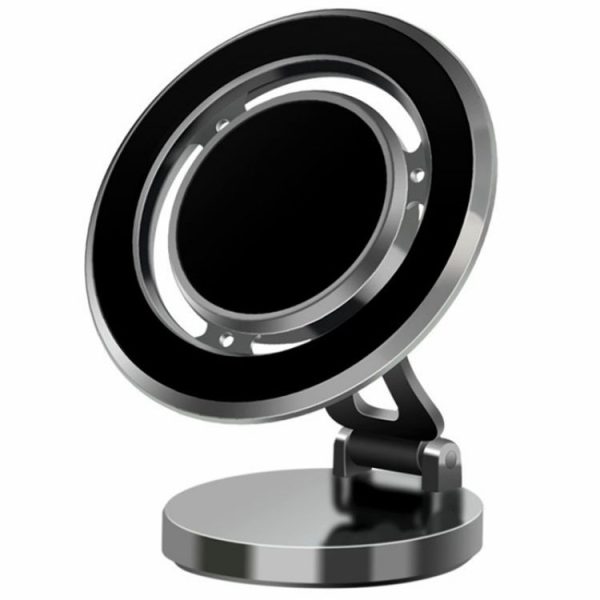 G168 Rotatable Cellphone Stand Car Dashboard Windshield Magnetic Phone Holder (Grey)