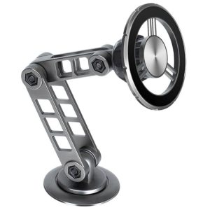 G198 Adjustable Robotic Arm Cellphone Stand Car Dashboard Windshield Magnetic Phone Holder (Grey)