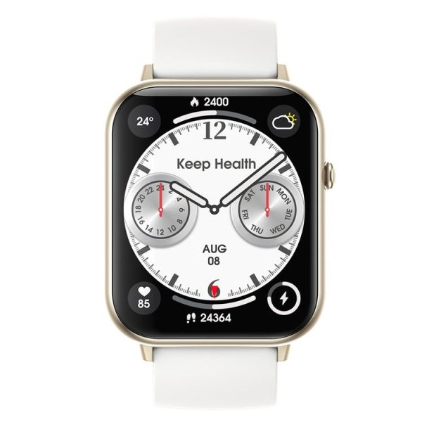 Q19 Max 2.1 inch HD Screen Waterproof Sports Business Smart Watch (White)