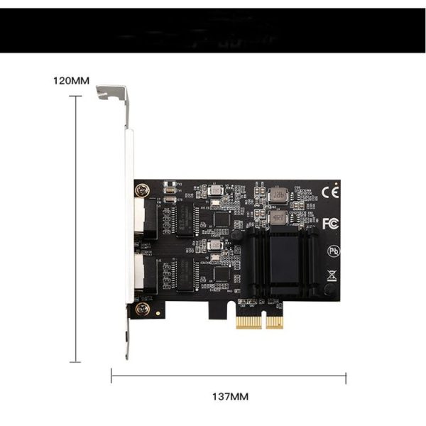 Dual-port 2.5G Gigabit Network Adapter Desktop 8125BG Chip Ethernet Server Network Adapter ESXi Diskless PXE - Image 3