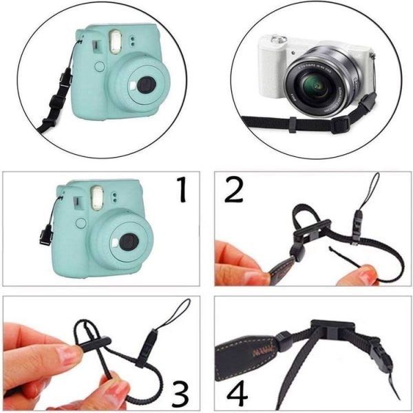 Camera Strap Canvas Neck Shoulder Strap with Quick Release Buckles for DSLR / SLR Camera - Image 5