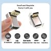 JUNSUNMAY 8K 60Hz PD1.4 Male Displayport to Female Displayport Adapter Converter, Angle: Up - Image 5