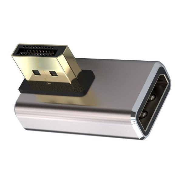 JUNSUNMAY 8K@60Hz PD1.4 Male Displayport to Female Displayport Adapter Converter, Style: A