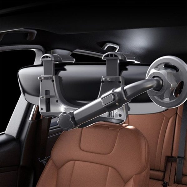 23-H06 Magnetic Phone Bracket Adjustable Angle Car Rearview Mirror Mount Holder - Image 3