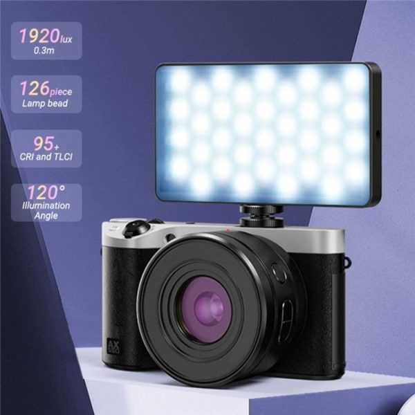 M1SE 12 Effects RGB Photography Lamp 0.96-inch TFT Screen Pocket Fill Light - Image 2