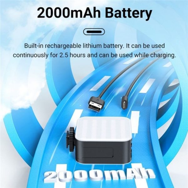 D02 Magnetic Adsorption Pocket RGB Video Lamp Mini LED Fill Light for Live Broadcast - Image 6