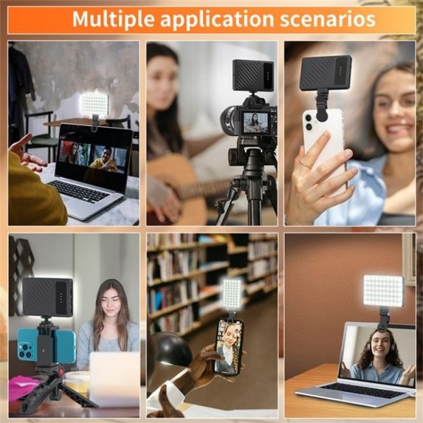 V16WS Mobile Phone / Tablet / Laptop Pocket Fill Light 24 Effects RGB Light Without Screen - Image 8