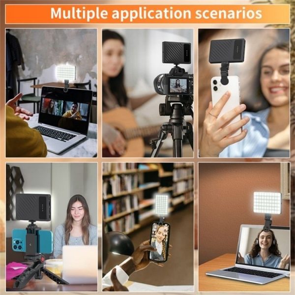 V16SE For Mobile Phone / Tablet / Laptop Three Light Modes Clip-On Pocket Mini Fill Light - Image 8
