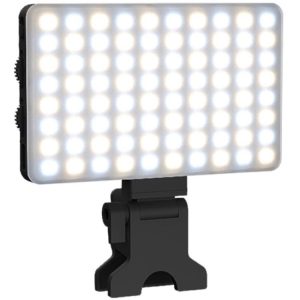 V12A Phone Laptop Video Conference Fill Lamp Portable Selfie Live Streaming LED Fill Light (Black)