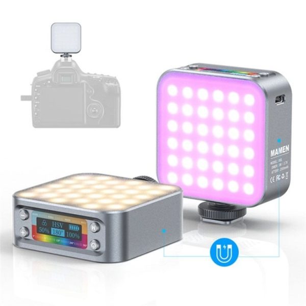 D01 Dimmable Photography LED Fill Light Portable Mini Camera Phone RGB Fill Light - Image 2