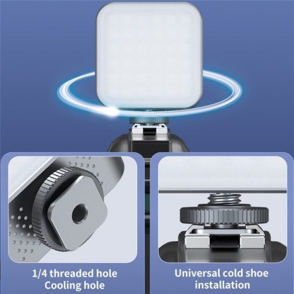 D01 Dimmable Photography LED Fill Light Portable Mini Camera Phone RGB Fill Light - Image 4