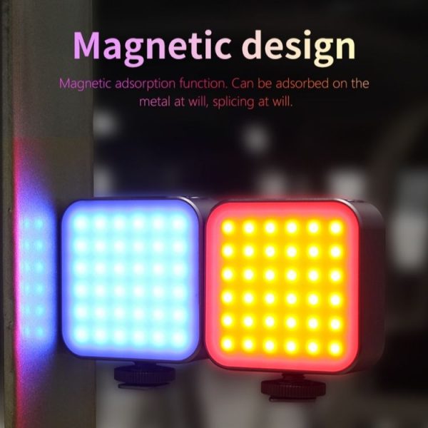 D01 Dimmable Photography LED Fill Light Portable Mini Camera Phone RGB Fill Light - Image 9