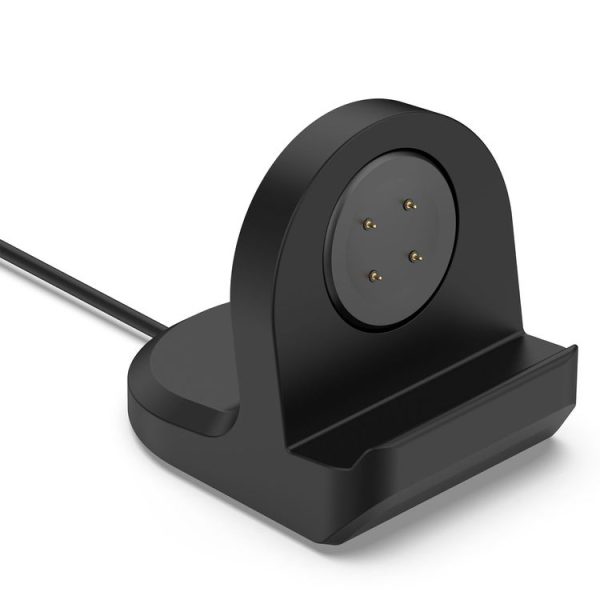 Google Pixel Watch 3 41 / 45mm Smart Watch Silicone Charging Holder with Charging Cable (Black) - Image 2