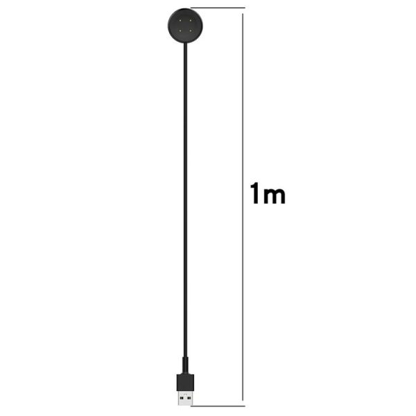 Google Pixel Watch 3 41 / 45mm Smart Watch Silicone Charging Holder with Charging Cable (Black) - Image 5