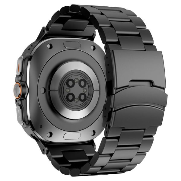 Samsung Galaxy Watch Ultra 47mm Three Beads Titanium Alloy Metal Watch Band (Black) - Image 2