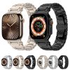 Apple Watch Series 10 46mm Pathfinder Stainless Steel Metal Watch Band (Black) - Image 8