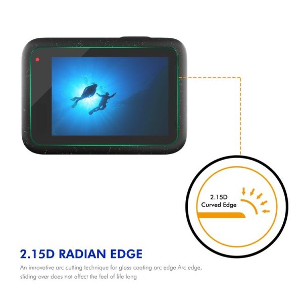 GoPro HERO13 Black ENKAY 0.2mm 9H Tempered Glass Screen Protector Front & Back Camera Film - Image 3