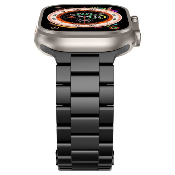 Apple Watch Series 10 46mm Three Beads Titanium Alloy Metal Watch Band (Black) - Image 2