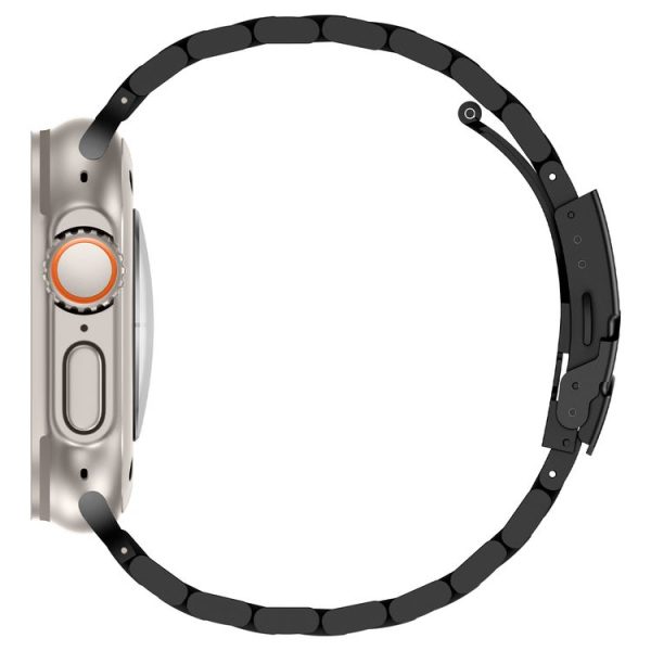 Apple Watch Series 10 46mm Three Beads Titanium Alloy Metal Watch Band (Black) - Image 5