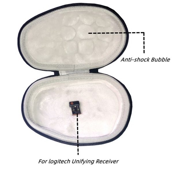 Logitech MX Master 2S / 3S Wireless Mouse PU Waterproof Storage Bag Outdoor Travel Hard Shell Protective Case - Image 6