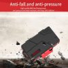 SD / TF / XQD / CF / SIM / TF Memory Card Multi-in-one Waterproof Dust-proof Storage Box (Black Red) - Image 3