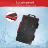 SD / TF / XQD / CF / SIM / TF Memory Card Multi-in-one Waterproof Dust-proof Storage Box (Black Red) - Image 4