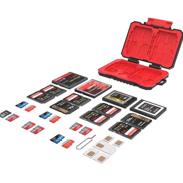 Desiontal SD / TF / XQD / CF / SIM / TF Storage Card Memory Card Organizer Outdoor Portable Waterproof Box - Image 5
