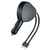Y2 With Type-C Retractable Cables Car Bluetooth MP3 Player Hands-Free Call Adapter - Image 2