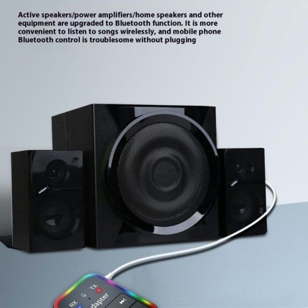 Q9 Support TF Card Playback 2-in-1 Bluetooth 5.3 Wireless Transmitter / Receiver MP3 Player - Image 4