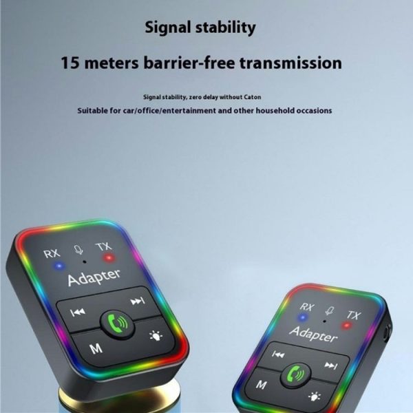 Q9 Support TF Card Playback 2-in-1 Bluetooth 5.3 Wireless Transmitter / Receiver MP3 Player - Image 6