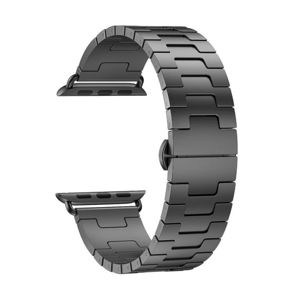 Apple Watch 46mm / 49mm / 45mm / 44mm Titanium Alloy Metal Watch Band (Titanium Color) - Image 3